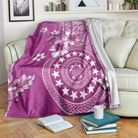 Cook Islands Blanket Fandango Hibiscus And Stars LT05 Fandango - Polynesian Pride