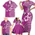 Cook Islands Family Matching Short Sleeve Bodycon Dress and Hawaiian Shirt Fandango Hibiscus And Stars