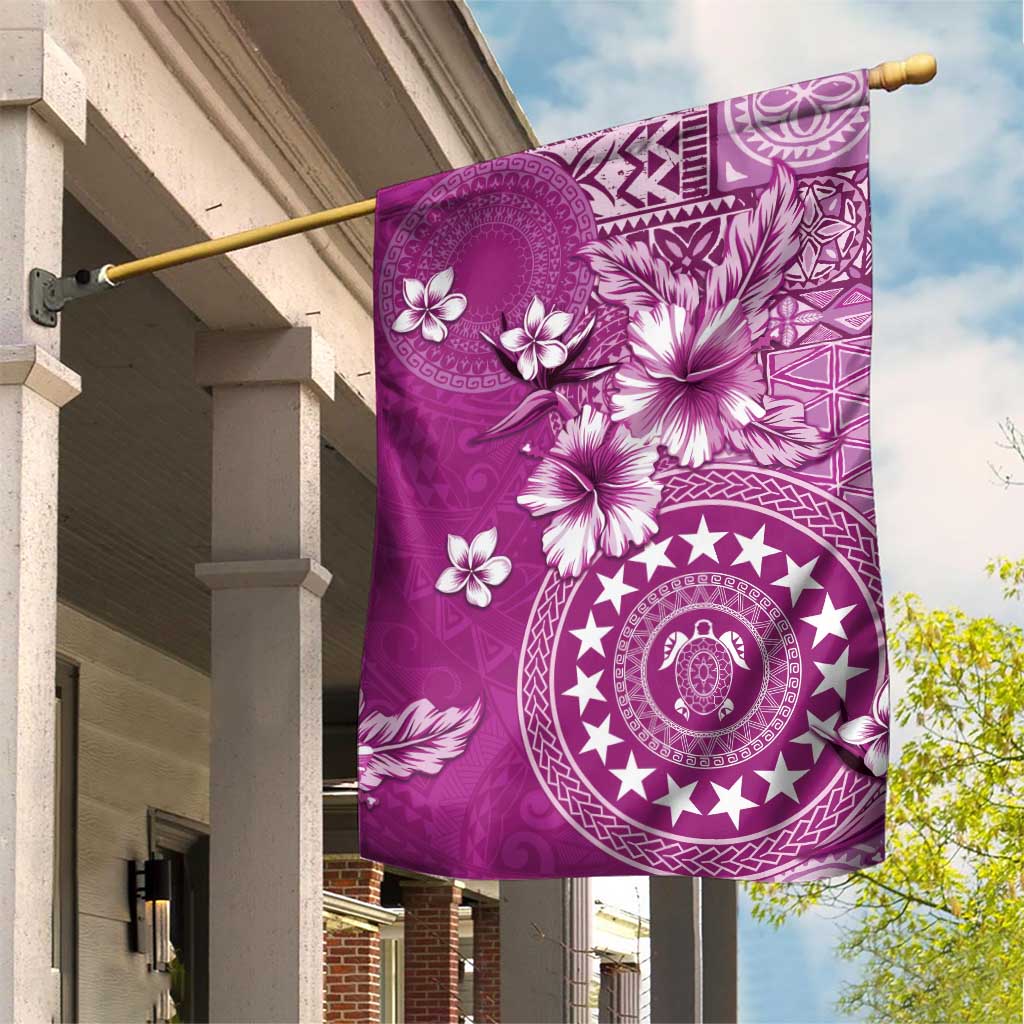 Cook Islands Garden Flag Fandango Hibiscus And Stars