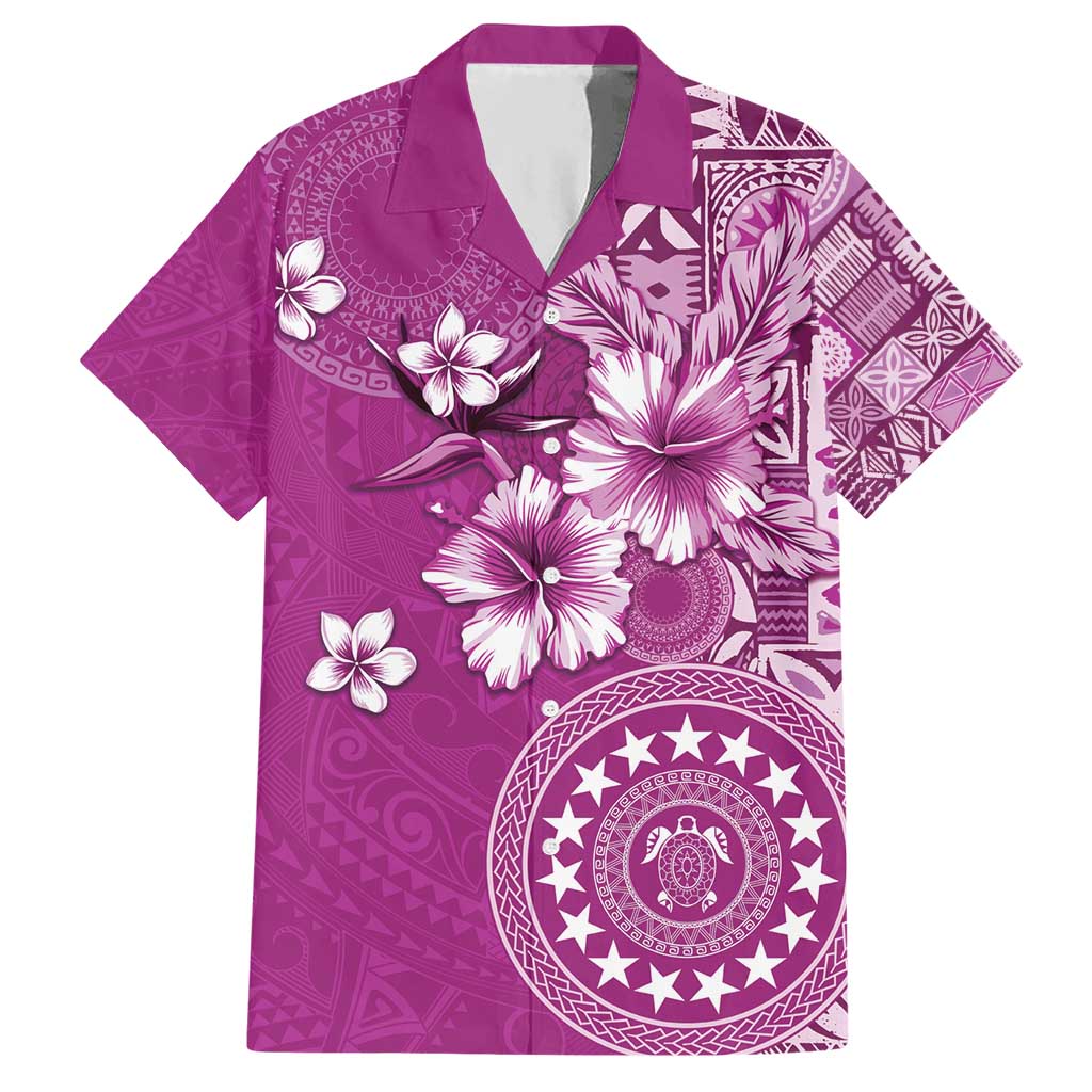 Cook Islands Hawaiian Shirt Fandango Hibiscus And Stars LT05 Fandango - Polynesian Pride