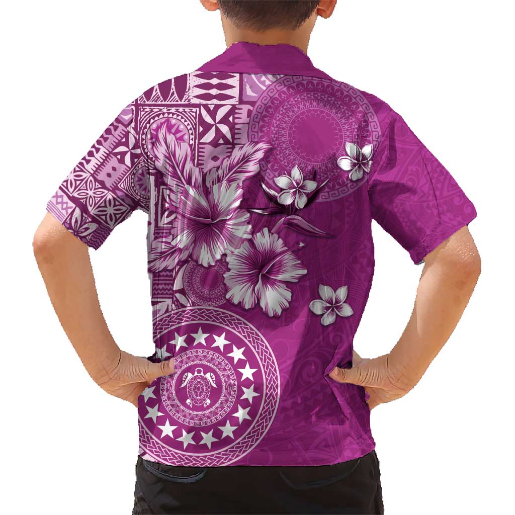 Cook Islands Hawaiian Shirt Fandango Hibiscus And Stars LT05 - Polynesian Pride