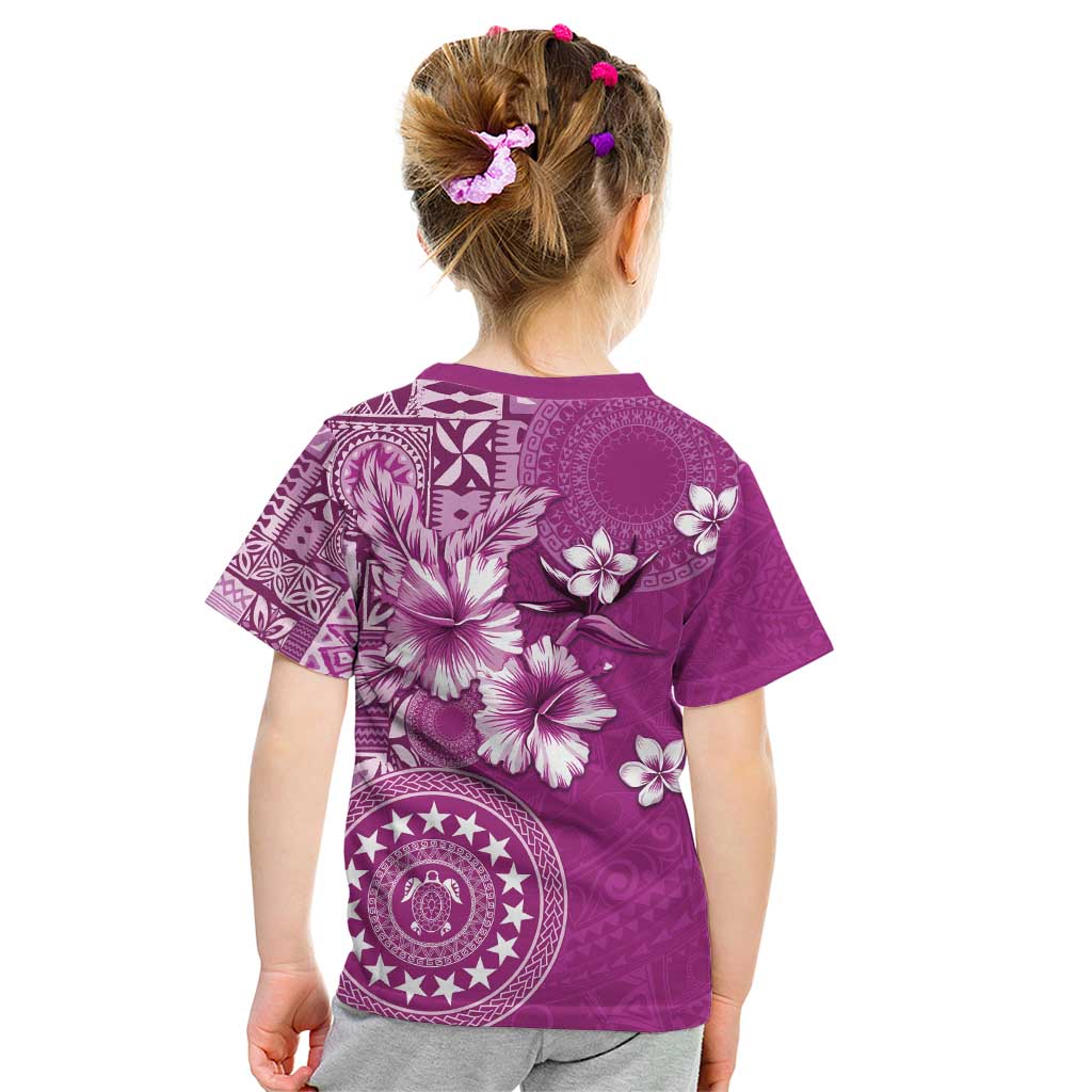 Cook Islands Kid T Shirt Fandango Hibiscus And Stars