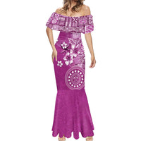 Cook Islands Mermaid Dress Fandango Hibiscus And Stars