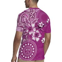 Cook Islands Rugby Jersey Fandango Hibiscus And Stars