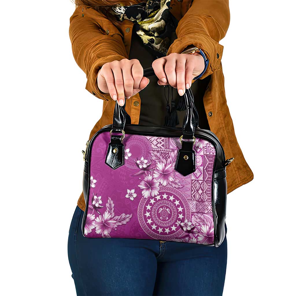 Cook Islands Shoulder Handbag Fandango Hibiscus And Stars