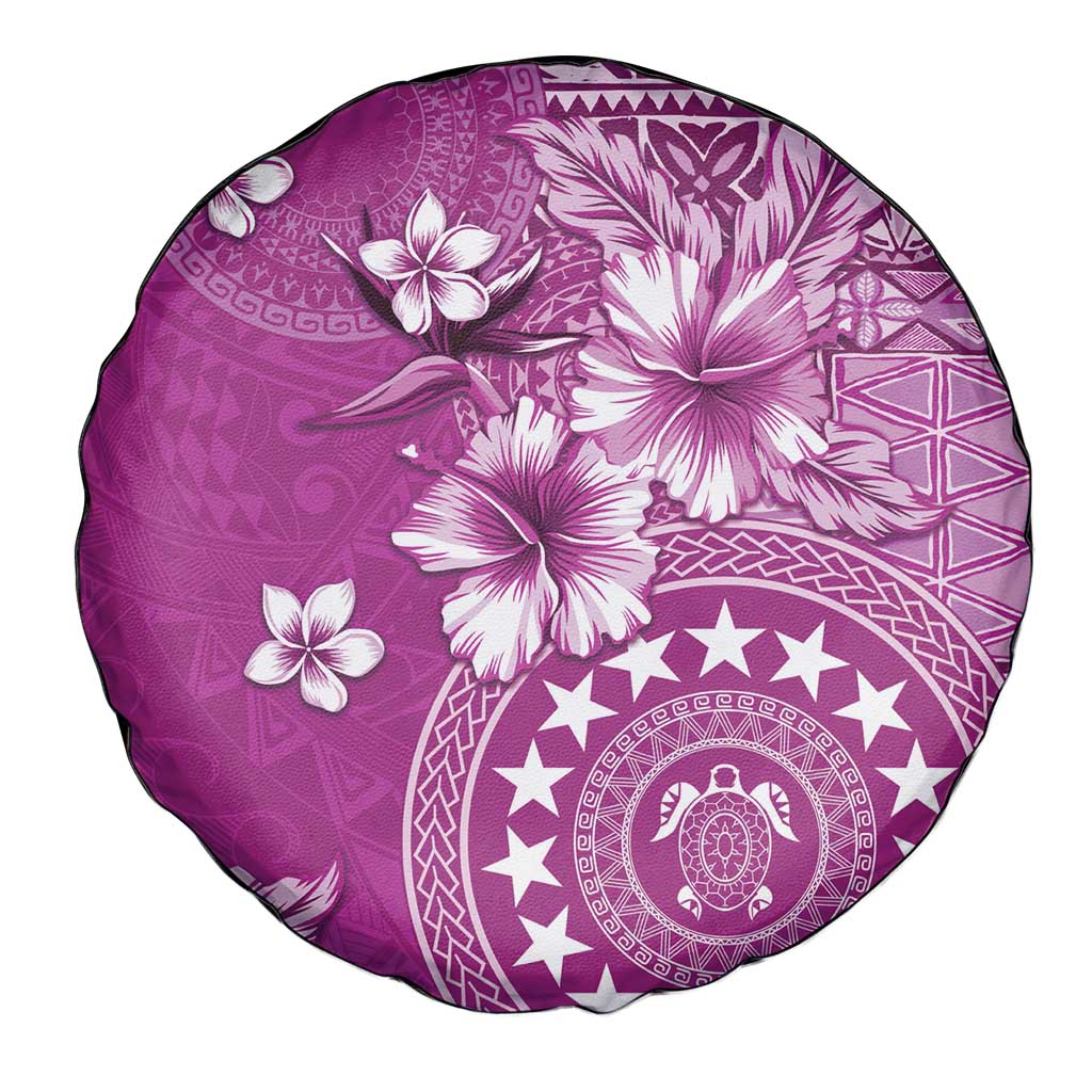 Cook Islands Spare Tire Cover Fandango Hibiscus And Stars