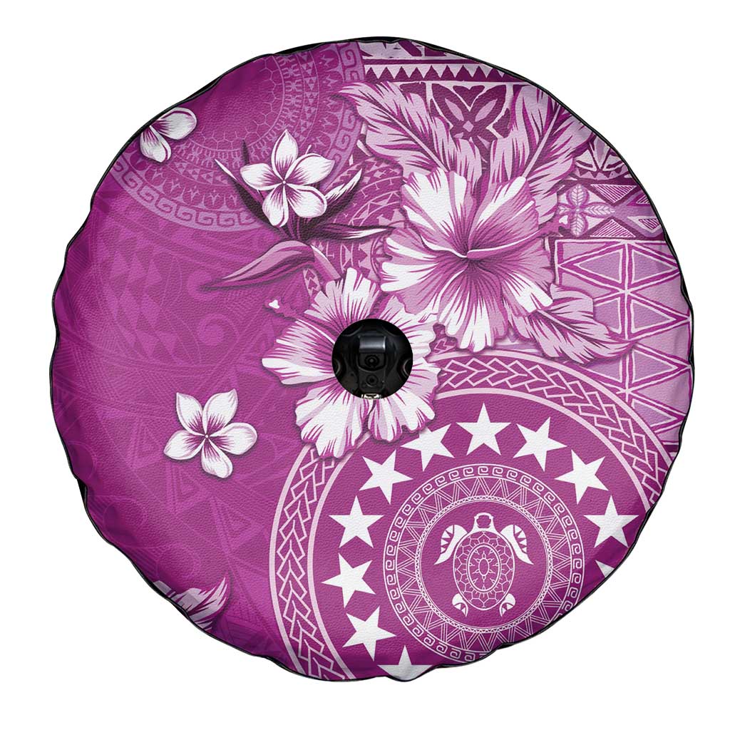Cook Islands Spare Tire Cover Fandango Hibiscus And Stars