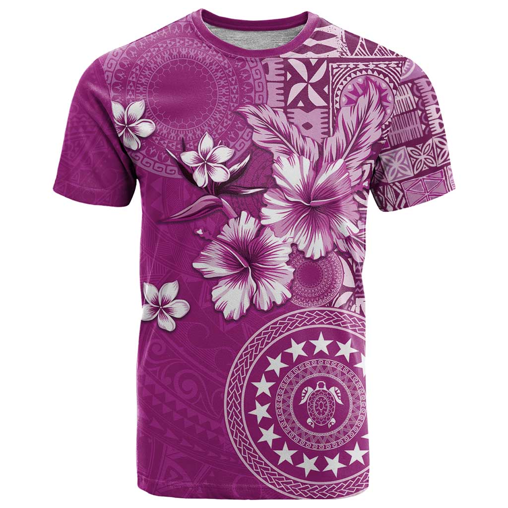 Cook Islands T Shirt Fandango Hibiscus And Stars