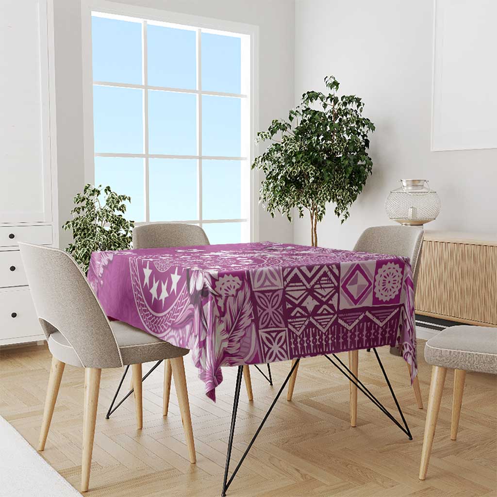 Cook Islands Tablecloth Fandango Hibiscus And Stars LT05 - Polynesian Pride