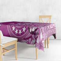 Cook Islands Tablecloth Fandango Hibiscus And Stars LT05 - Polynesian Pride
