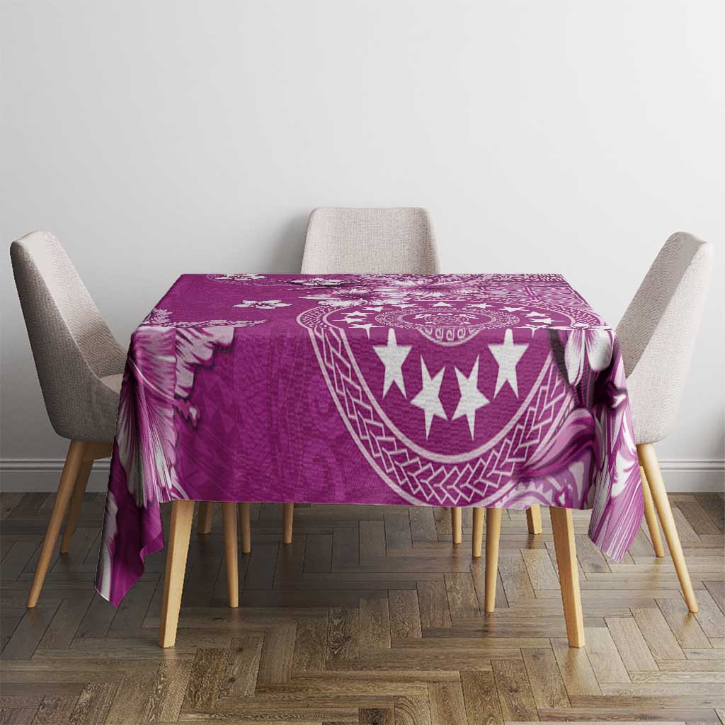 Cook Islands Tablecloth Fandango Hibiscus And Stars LT05 - Polynesian Pride