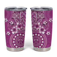 Cook Islands Tumbler Cup Fandango Hibiscus And Stars LT05 Fandango - Polynesian Pride