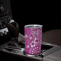 Cook Islands Tumbler Cup Fandango Hibiscus And Stars LT05 - Polynesian Pride