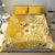 Cook Islands Bedding Set Yellow Hibiscus And Stars