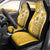 Cook Islands Car Seat Cover Yellow Hibiscus And Stars