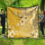 Cook Islands Quilt Yellow Hibiscus And Stars