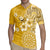 Cook Islands Rugby Jersey Yellow Hibiscus And Stars