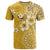 Cook Islands T Shirt Yellow Hibiscus And Stars