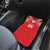 Tahiti Football Car Mats Coat Of Arms Polynesian Tribal Pattern