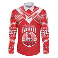 Custom Tahiti Football Family Matching Summer Maxi Dress and Hawaiian Shirt Coat Of Arms Polynesian Tribal Pattern