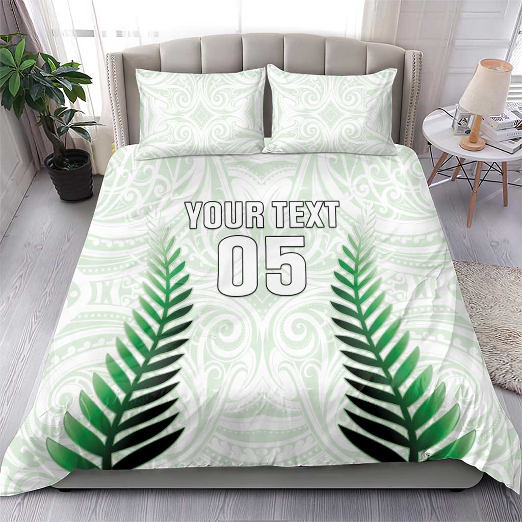Custom New Zealand Fern Football Bedding Set Simple Style