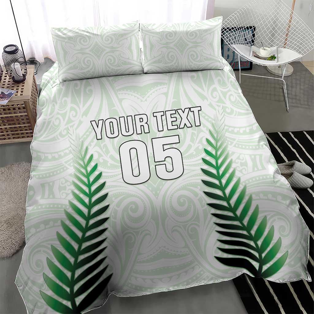 Custom New Zealand Fern Football Bedding Set Simple Style