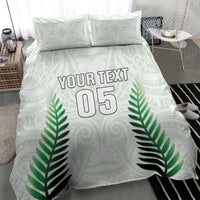 Custom New Zealand Fern Football Bedding Set Simple Style