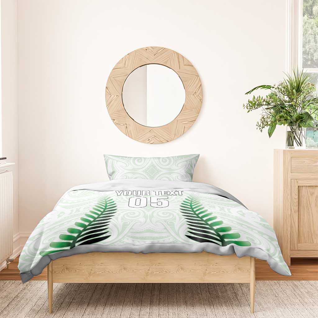 Custom New Zealand Fern Football Bedding Set Simple Style