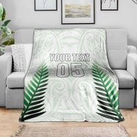 Custom New Zealand Fern Football Blanket Simple Style LT05 - Polynesian Pride