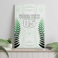 Custom New Zealand Fern Football Canvas Wall Art Simple Style LT05 - Polynesian Pride
