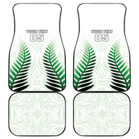 Custom New Zealand Fern Football Car Mats Simple Style LT05 - Polynesian Pride