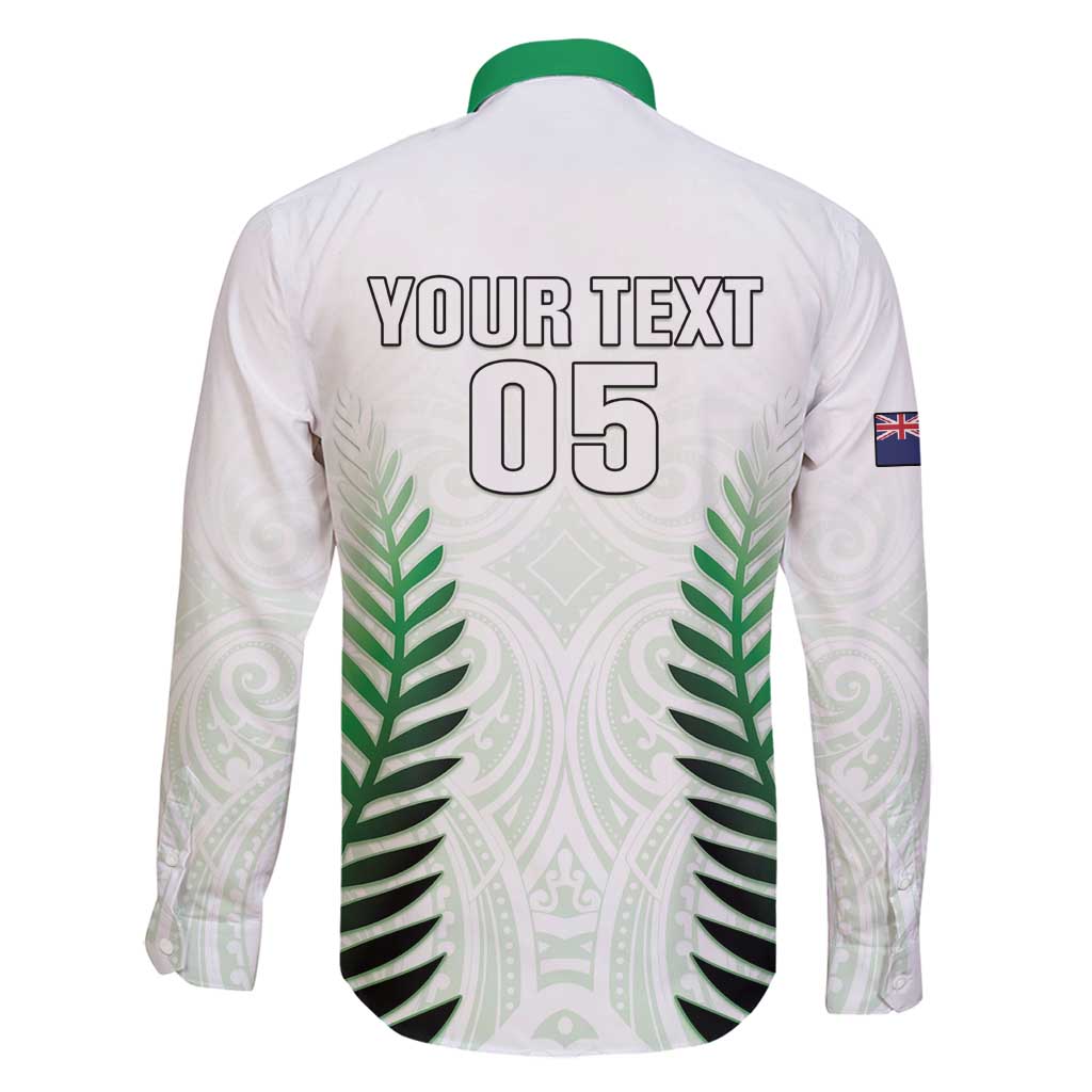 Custom New Zealand Fern Football Family Matching Puletasi and Hawaiian Shirt Simple Style
