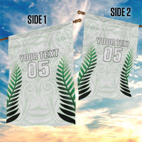 Custom New Zealand Fern Football Garden Flag Simple Style LT05 - Polynesian Pride