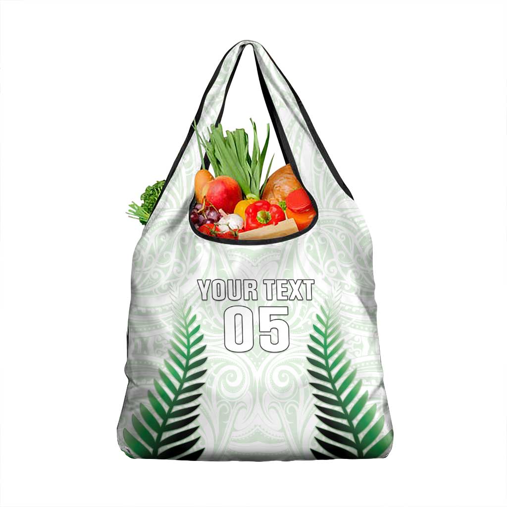 Custom New Zealand Fern Football Grocery Bag Simple Style