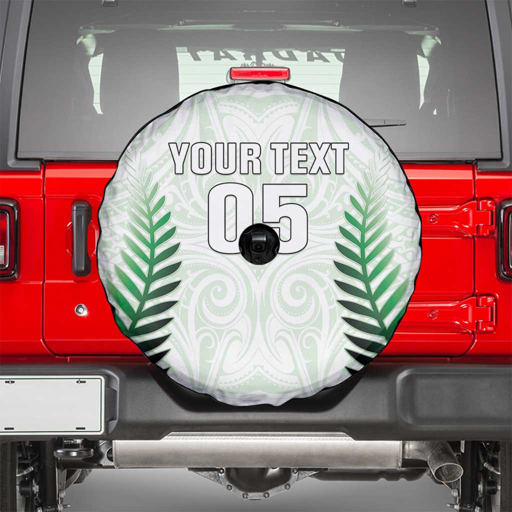 Custom New Zealand Fern Football Spare Tire Cover Simple Style