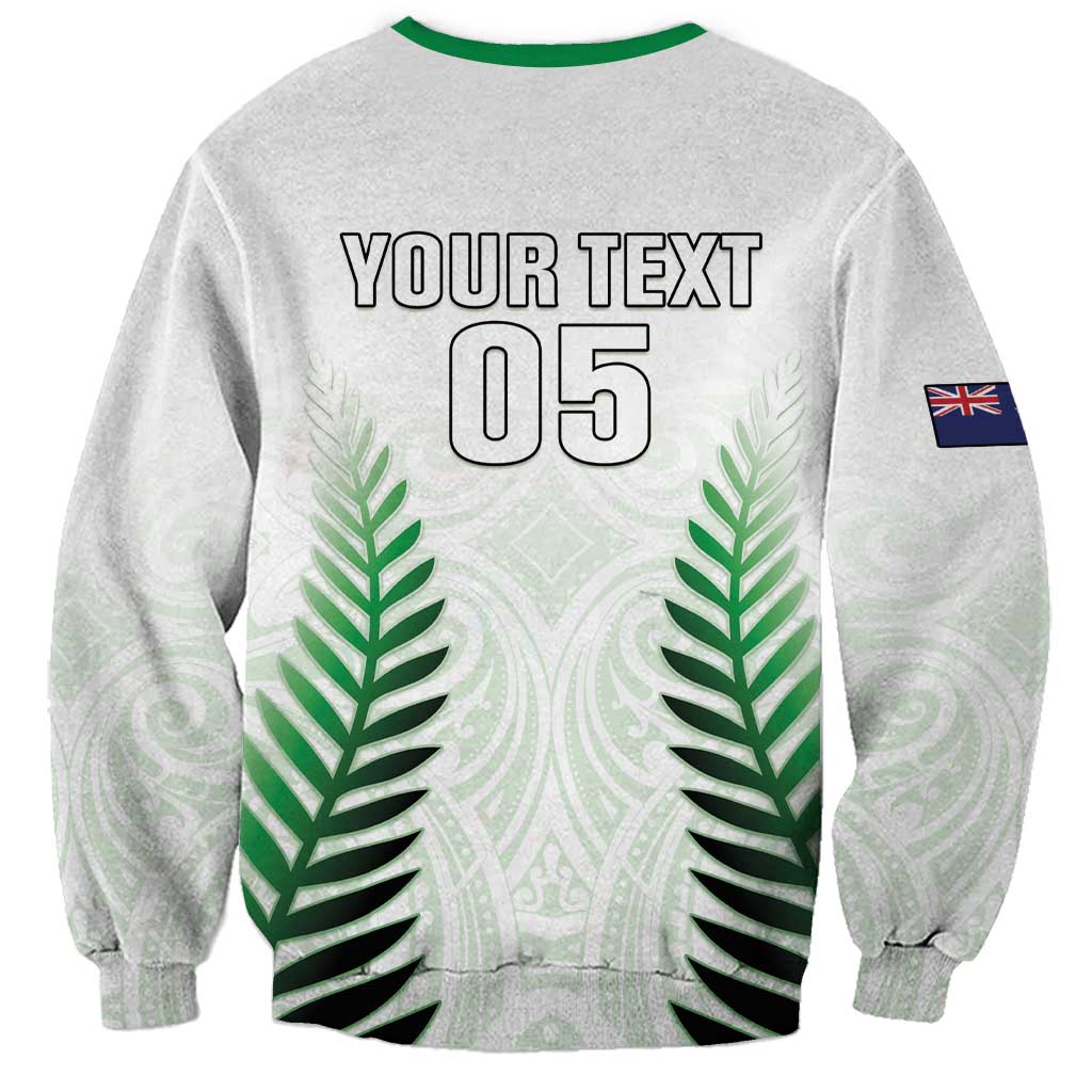Custom New Zealand Fern Football Sweatshirt Simple Style LT05 - Polynesian Pride