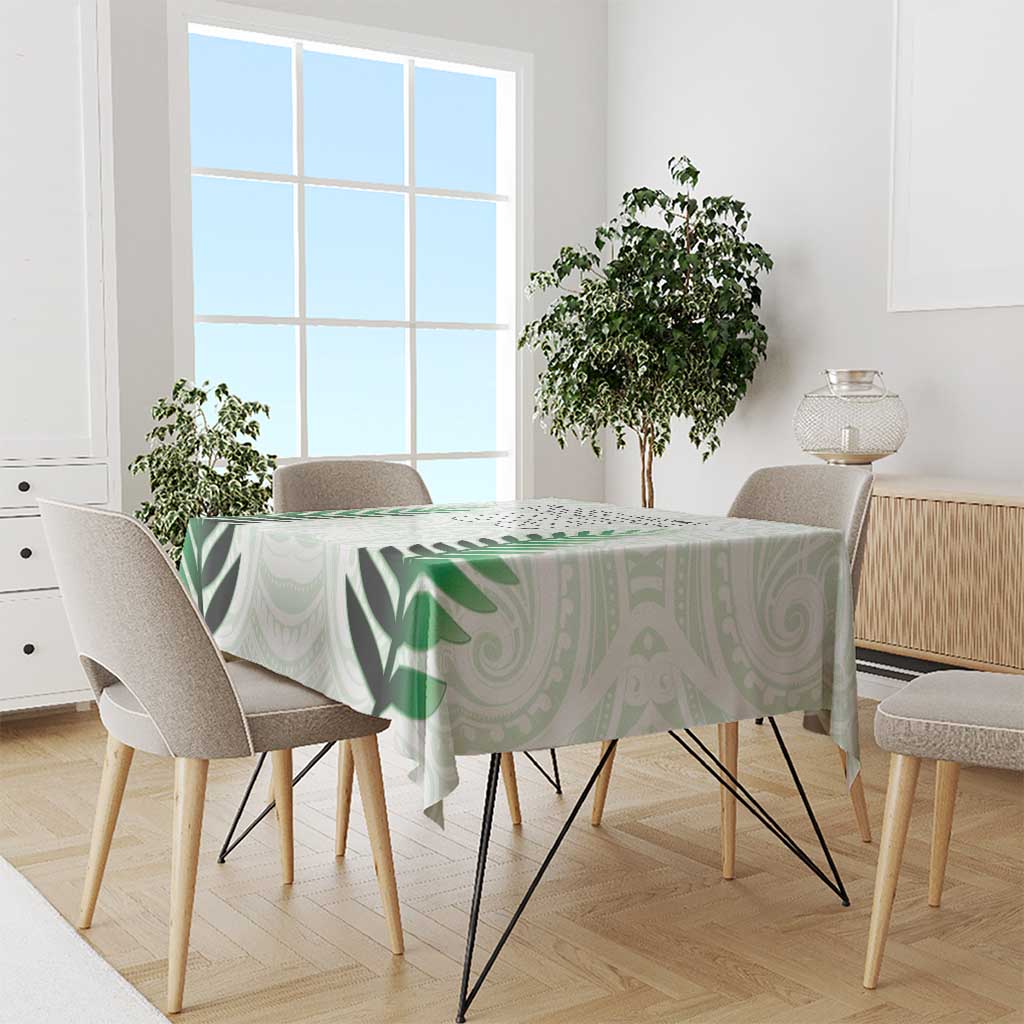 Custom New Zealand Fern Football Tablecloth Simple Style LT05 - Polynesian Pride