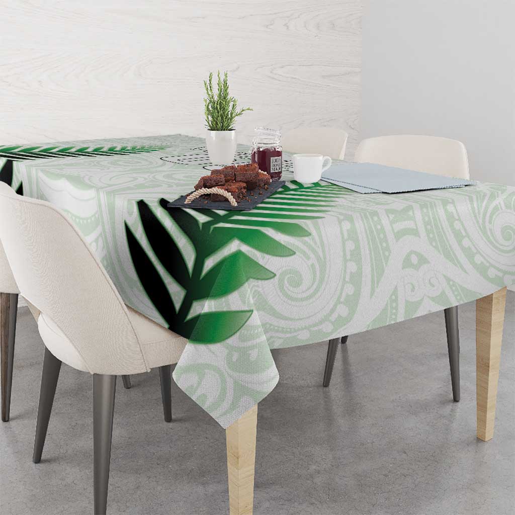 Custom New Zealand Fern Football Tablecloth Simple Style LT05 - Polynesian Pride