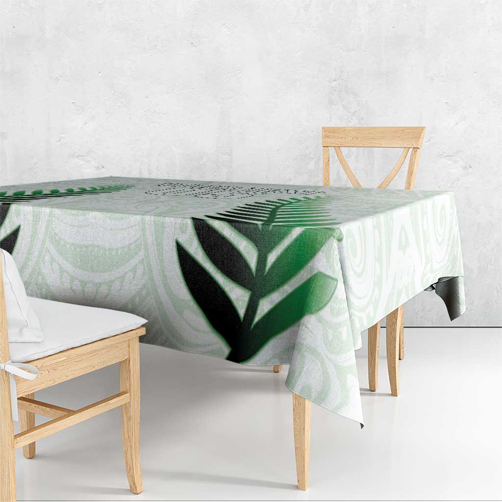 Custom New Zealand Fern Football Tablecloth Simple Style LT05 - Polynesian Pride