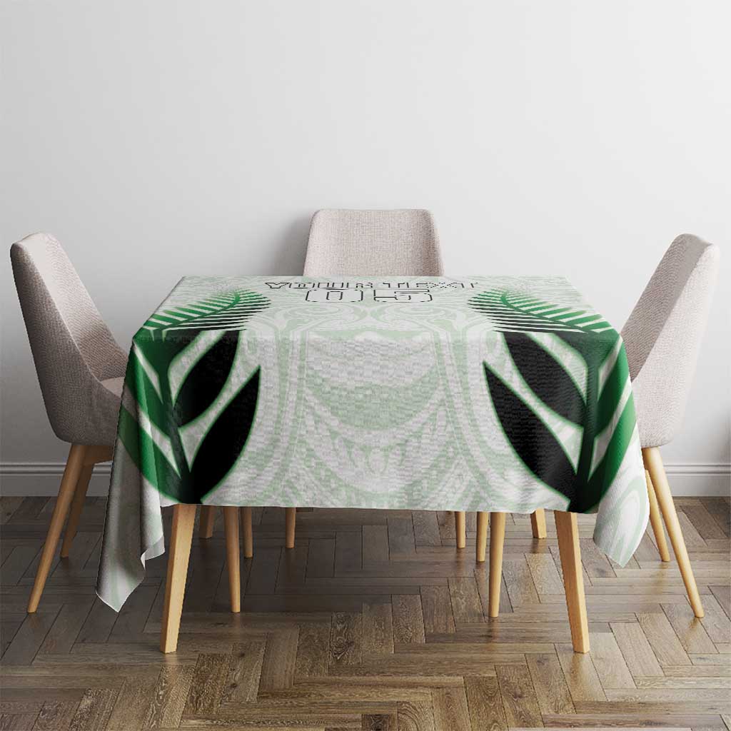 Custom New Zealand Fern Football Tablecloth Simple Style LT05 - Polynesian Pride