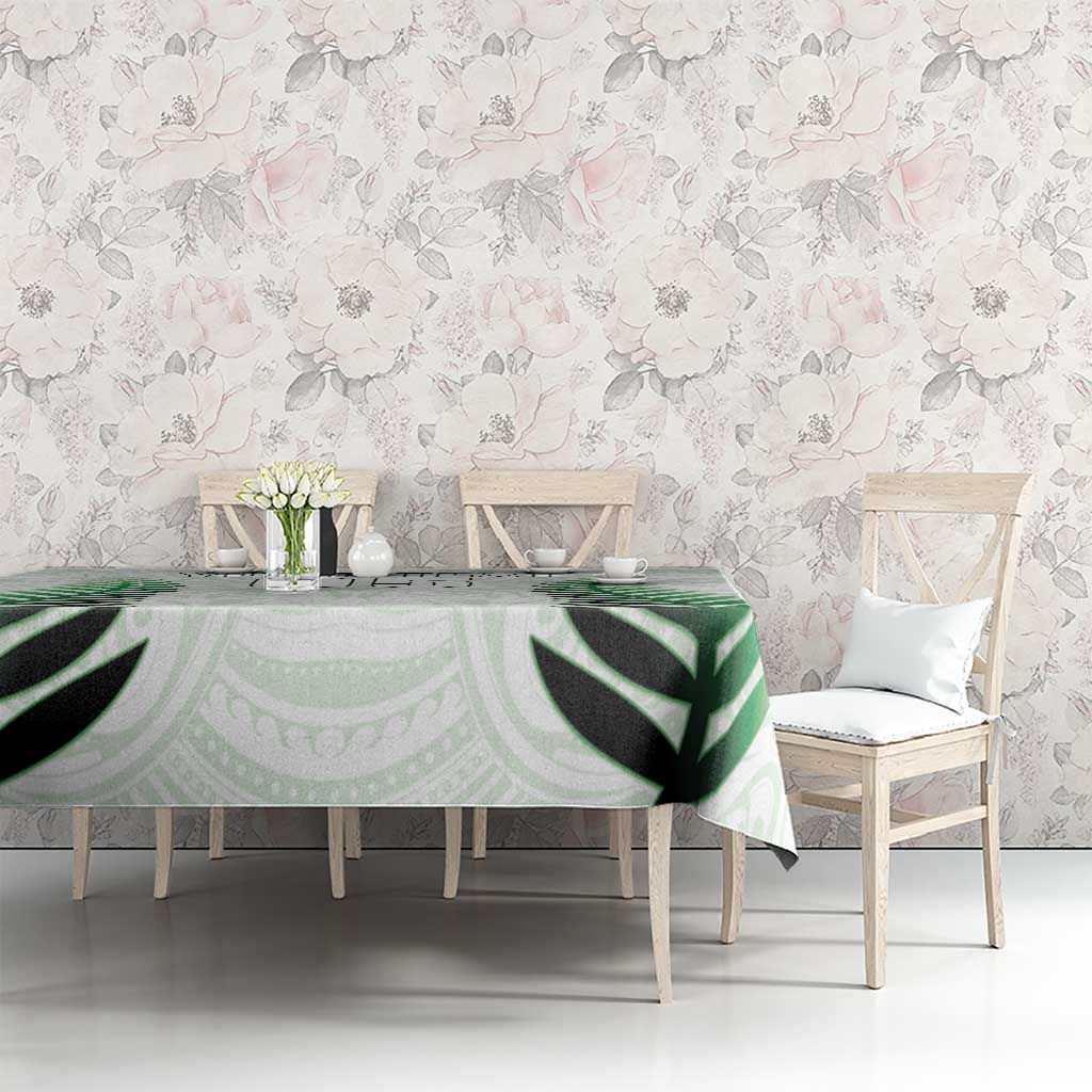 Custom New Zealand Fern Football Tablecloth Simple Style LT05 - Polynesian Pride