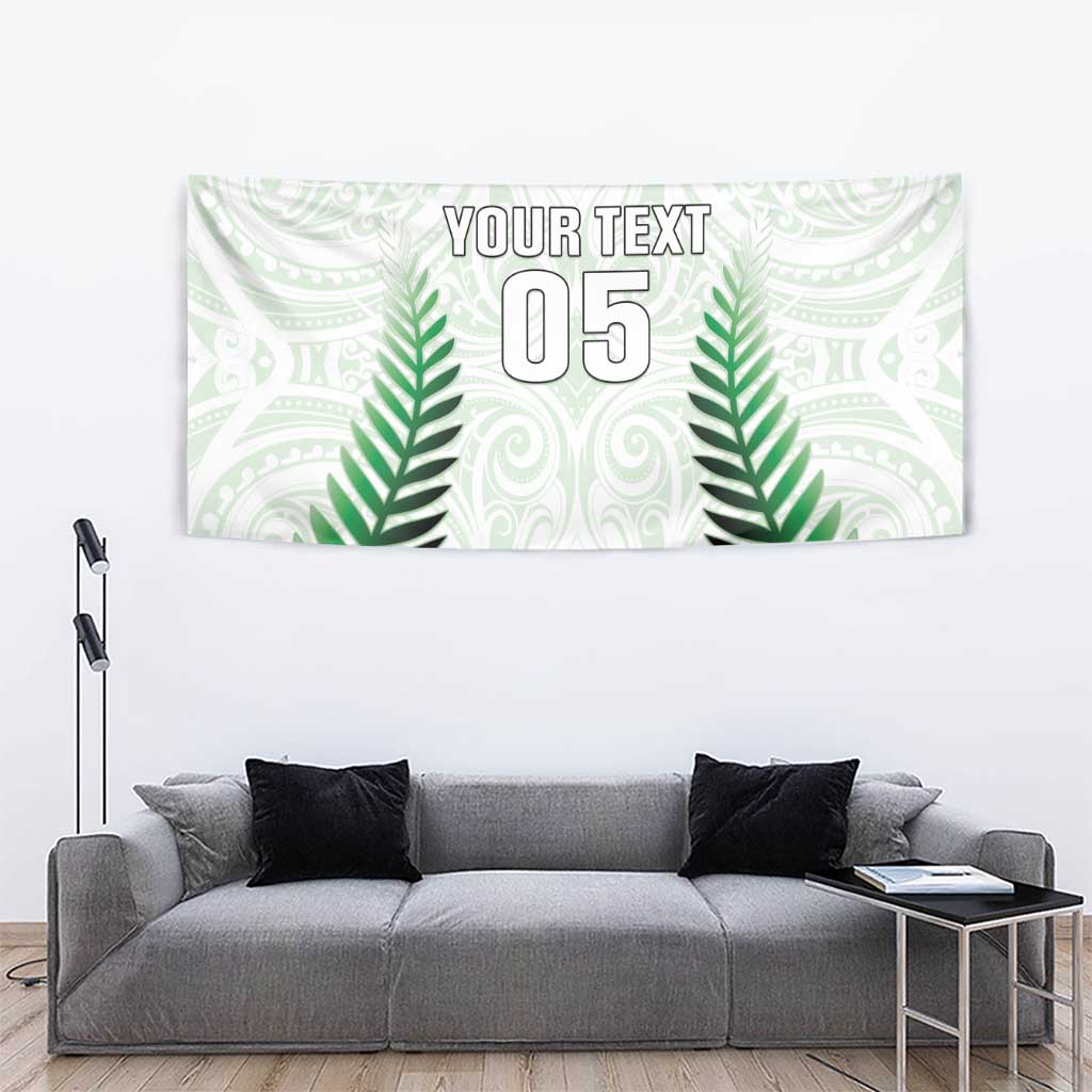 Custom New Zealand Fern Football Tapestry Simple Style