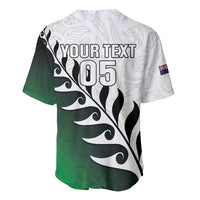 Custom New Zealand Football Baseball Jersey Go Aotearoa