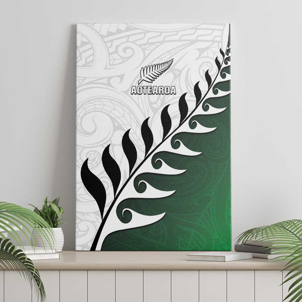 New Zealand Football Canvas Wall Art Go Aotearoa LT05 - Polynesian Pride