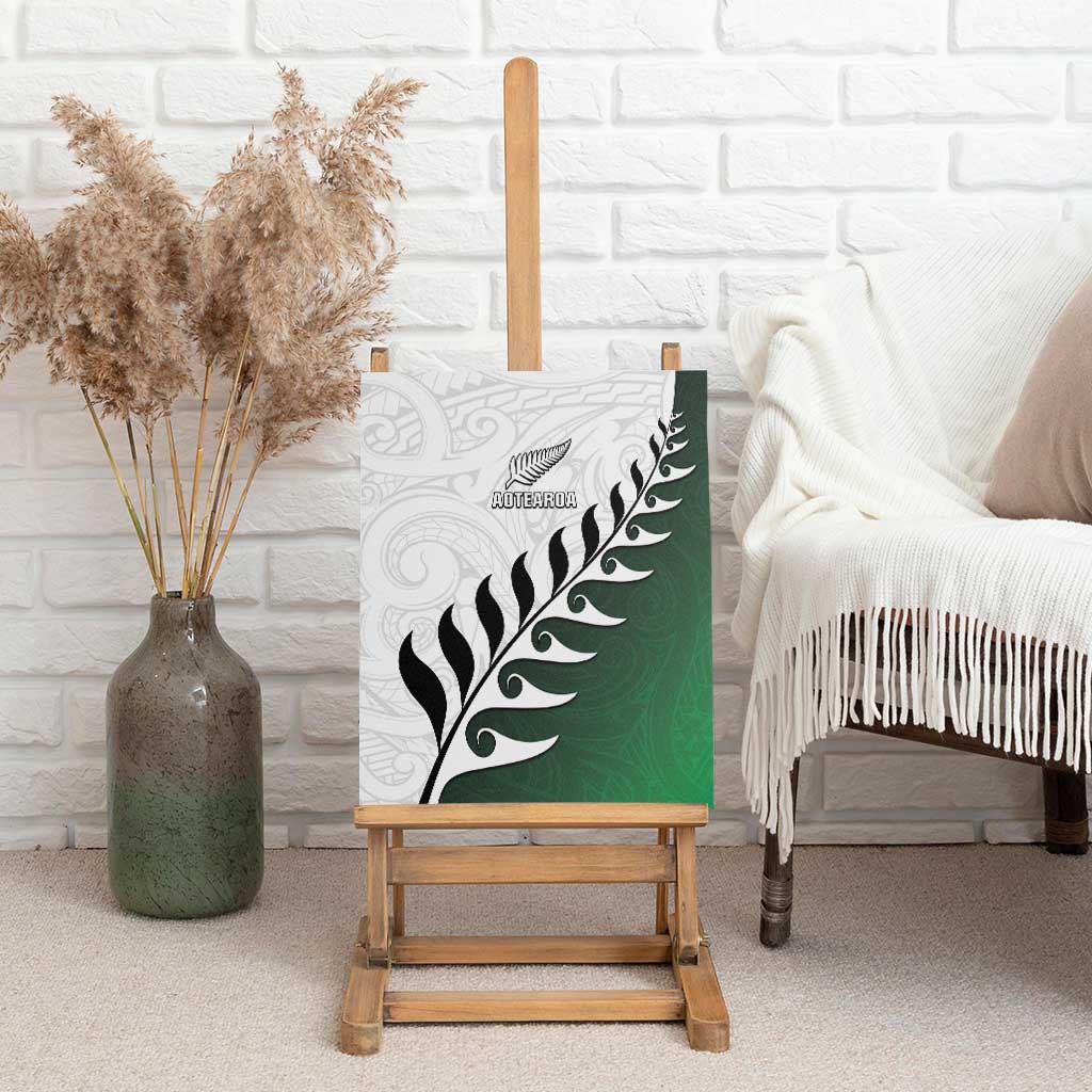 New Zealand Football Canvas Wall Art Go Aotearoa LT05 - Polynesian Pride
