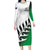 Custom New Zealand Football Family Matching Long Sleeve Bodycon Dress and Hawaiian Shirt Go Aotearoa