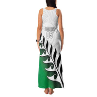 Custom New Zealand Football Family Matching Tank Maxi Dress and Hawaiian Shirt Go Aotearoa