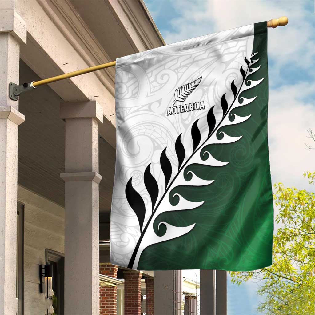 New Zealand Football Garden Flag Go Aotearoa LT05 House Flag Green - Polynesian Pride