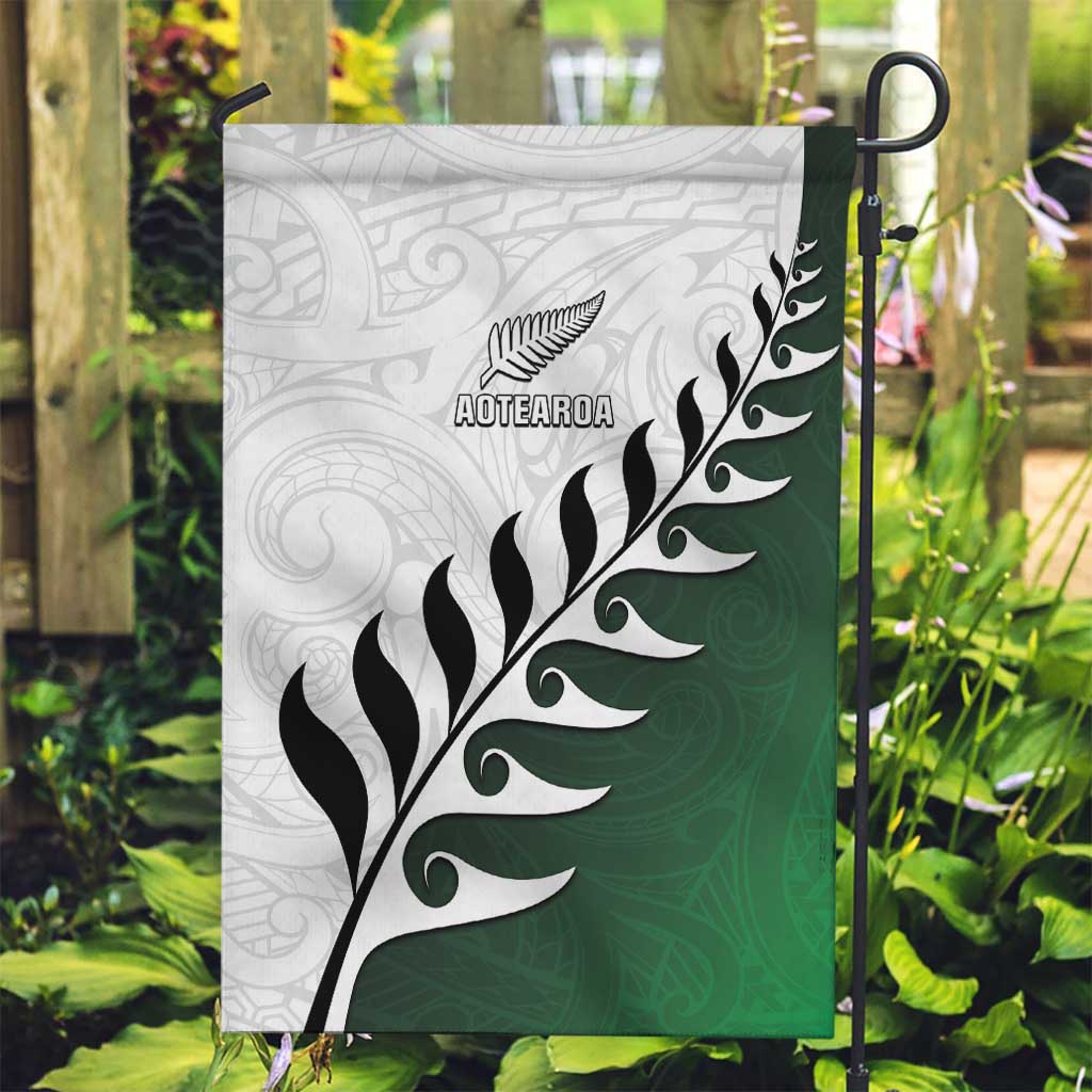 New Zealand Football Garden Flag Go Aotearoa LT05 Garden Flag Green - Polynesian Pride