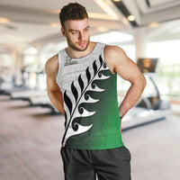 Custom New Zealand Football Men Tank Top Go Aotearoa LT05 Green - Polynesian Pride